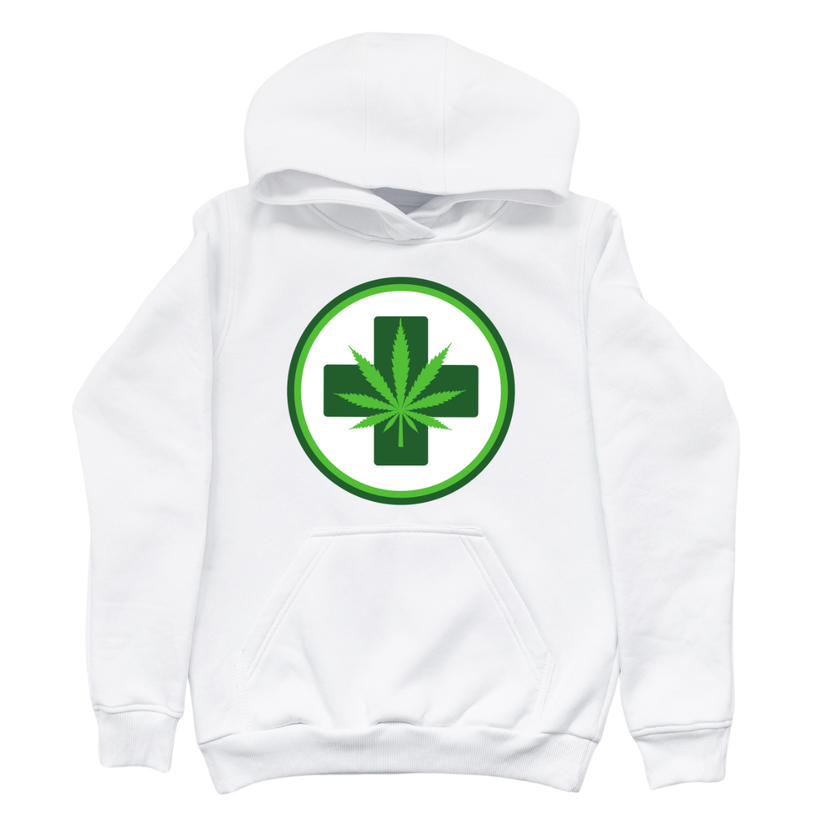Green Cross Hoodie